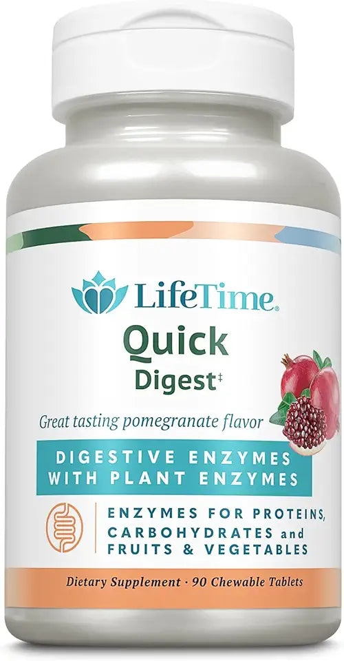 90 Chewable Tablets Digestive Enzymes J47398