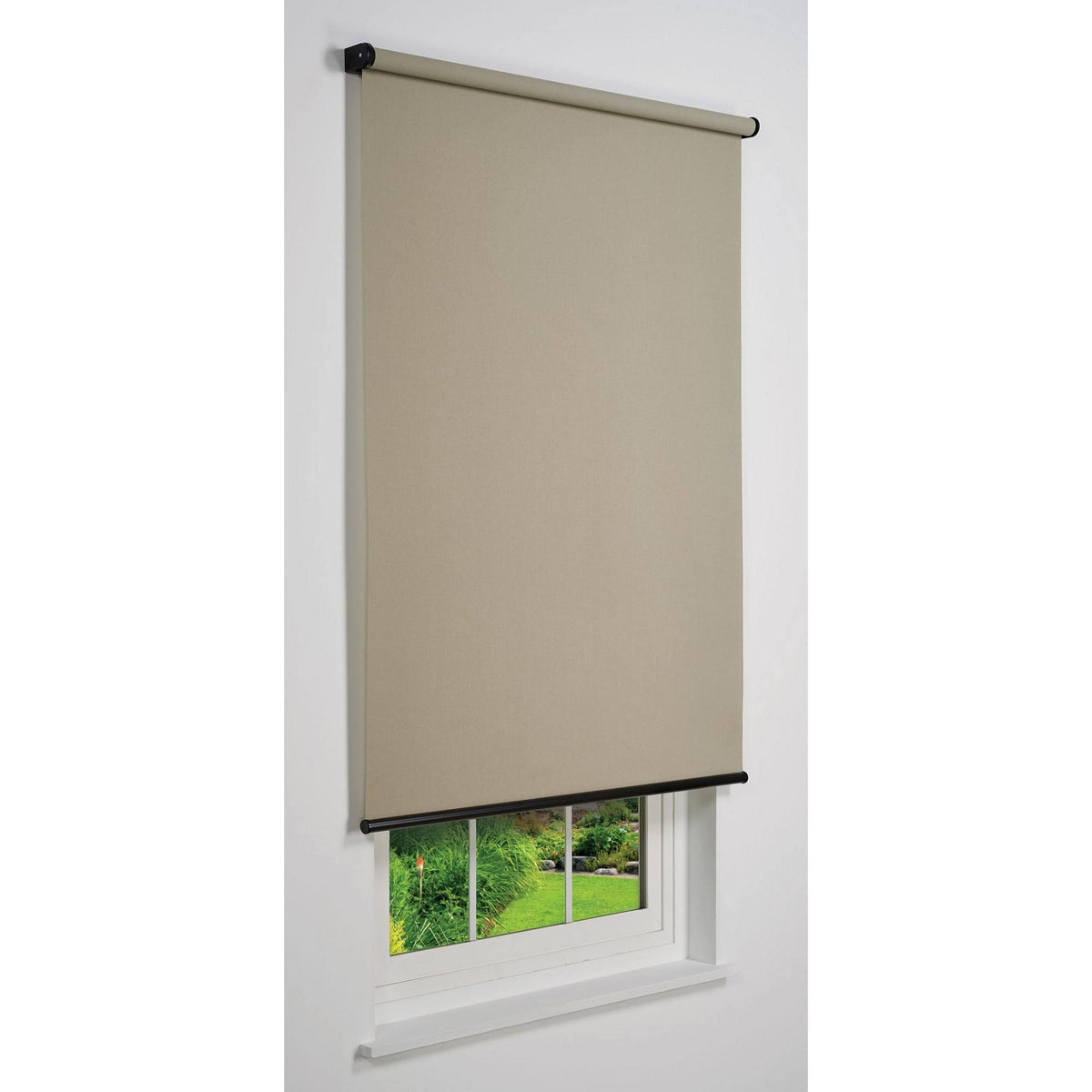 Taupe Cordless Light Filtering Roller Shade S516