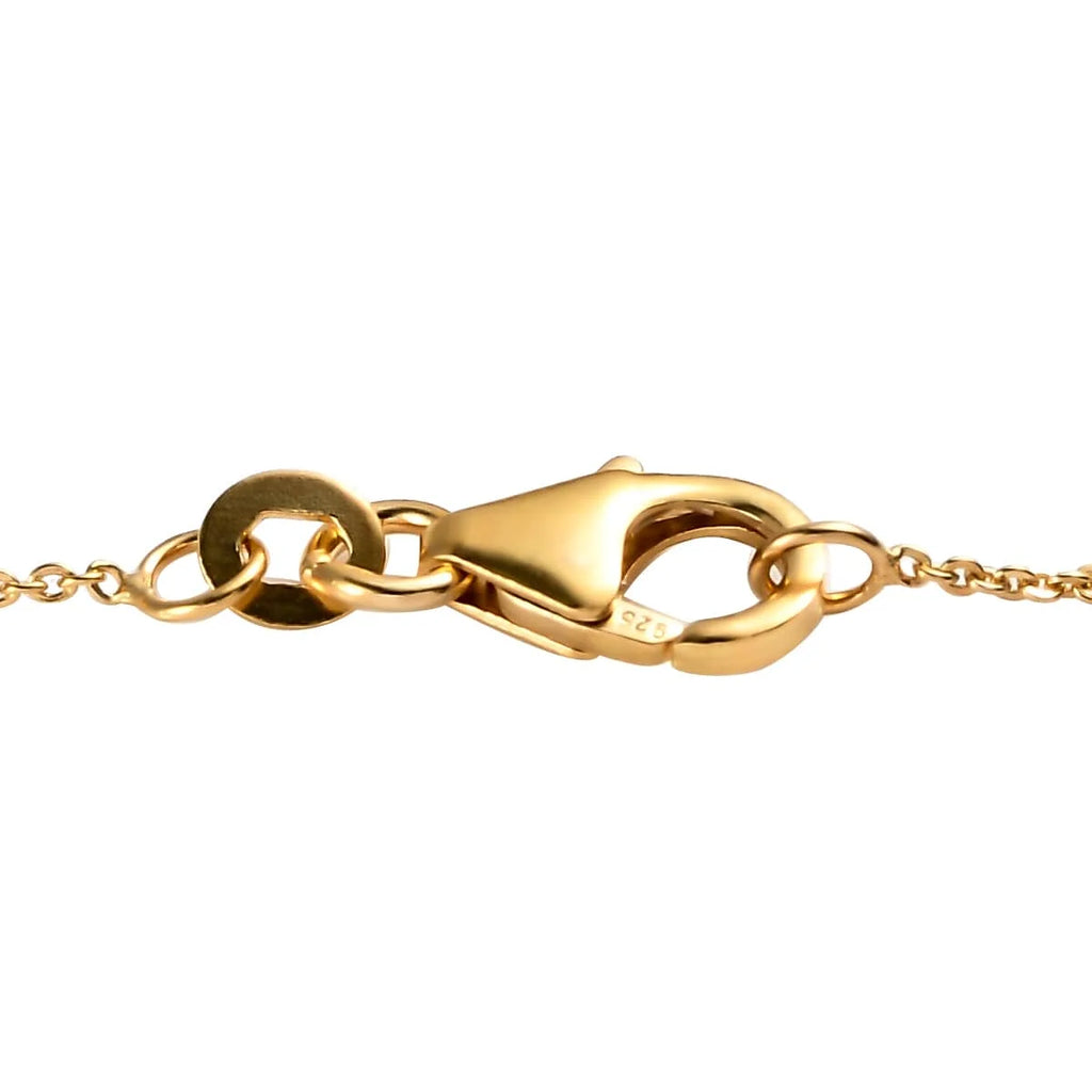 925 Sterling Silver Vermeil Yellow Gold Plated Initial K Pendant Necklace 20" 7.25 Grams Z95787