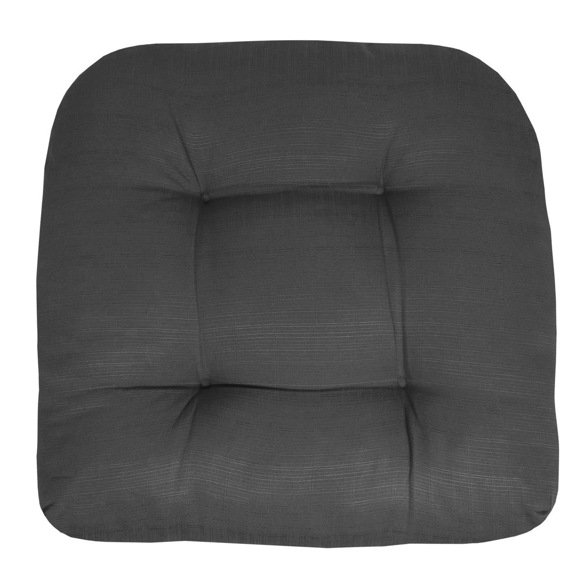 Red Square Chair Pad Outdoor Seating Cushion U829969