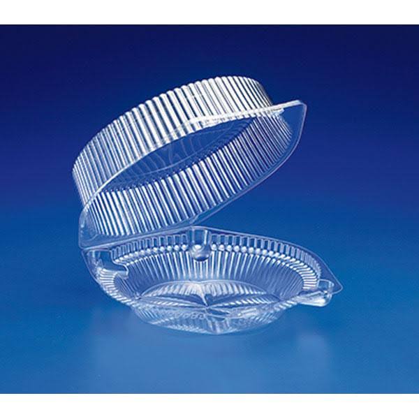 8 x 9 x 3 Clear Plastic Hinged Containers, Case of 200 N653