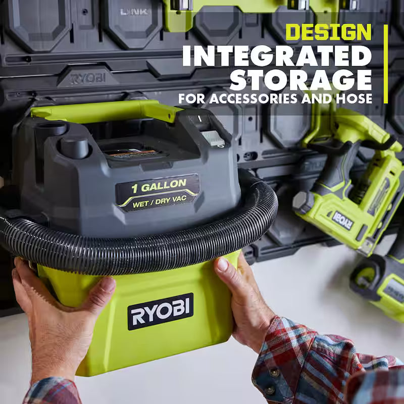 18V Cordless 1 Gal. Wet/Dry Vacuum Y1391