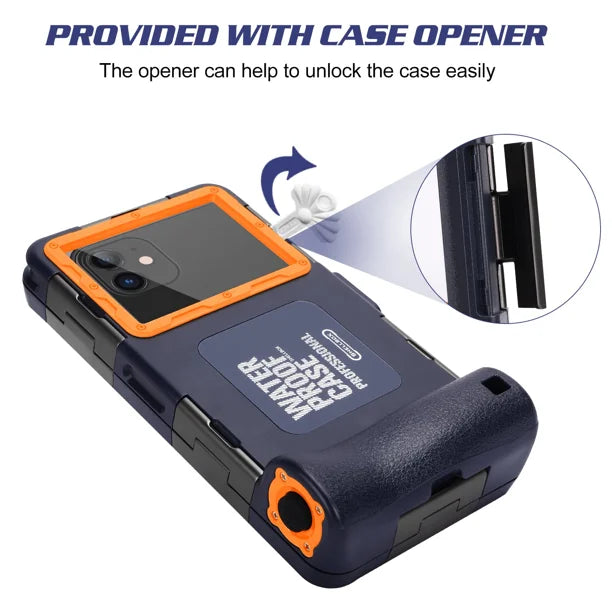 Waterproof Protective Case for Samsung Galaxy A12 and Phones Up to 6.9 Inch with Lanyard T15762