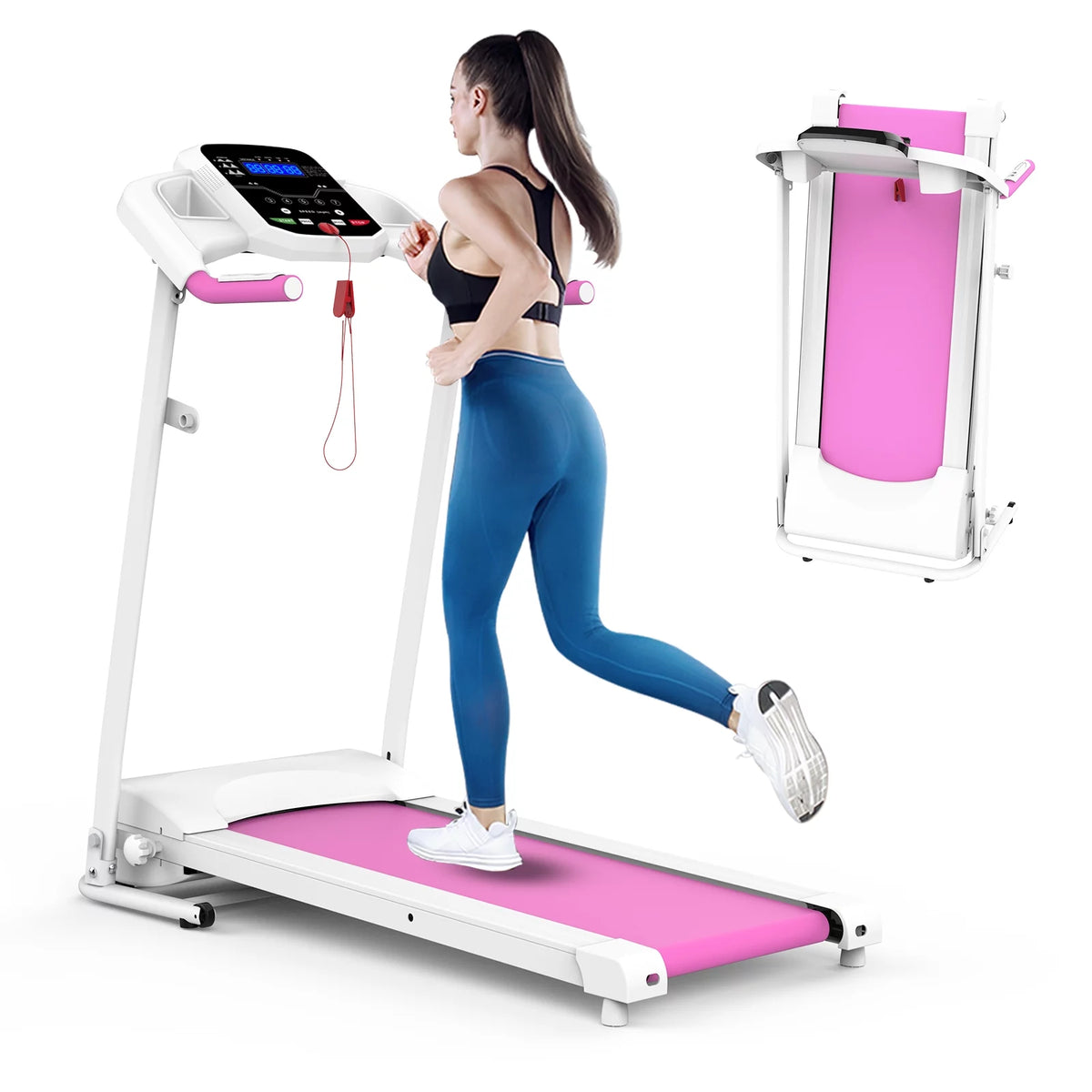 Portable Folding Treadmill Incline Electric Walking Running Machine B3469