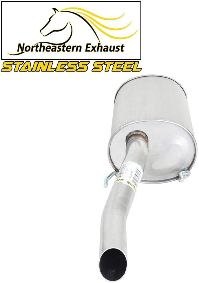 Stainless Steel Resonator Muffler Pipe Exhaust System Kit U34430