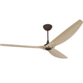 84 Ceiling Fan with Natural Bamboo Blades and Oil Rubbed Bronze Finish J814
