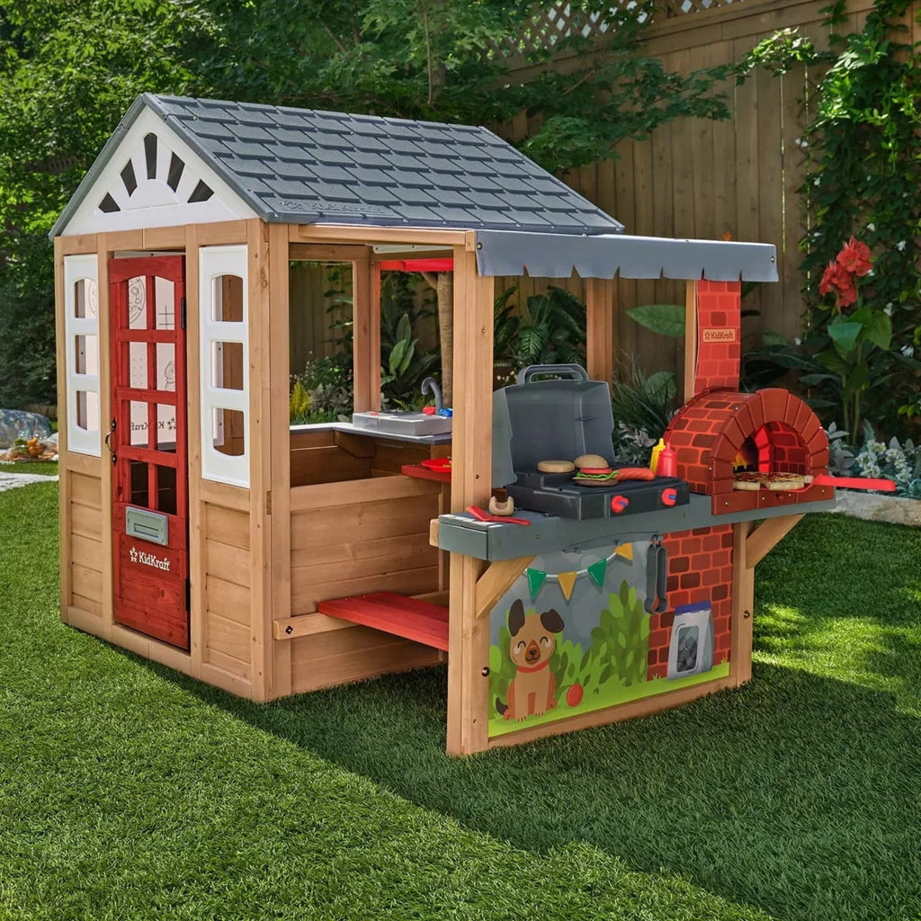 Wooden Outdoor Playhouse N66996
