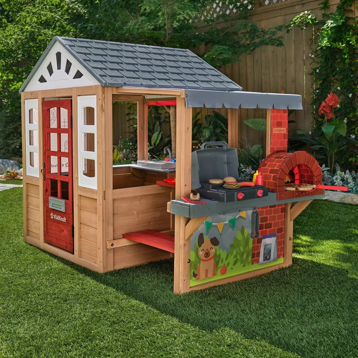 Wooden Outdoor Playhouse N66996
