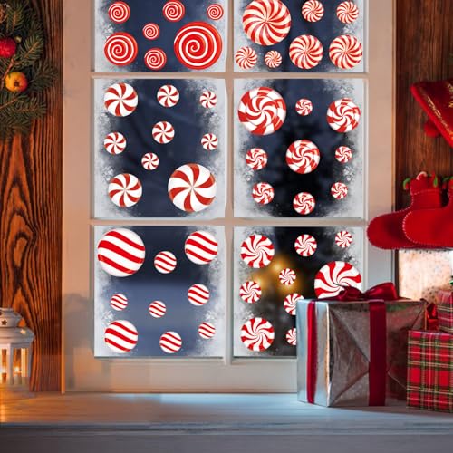 Glitter Blue Snowflake Window Clings H289