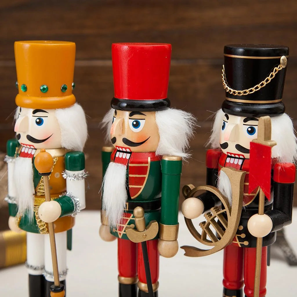 25cm Wooden Nutcracker Christmas Ornaments W86130
