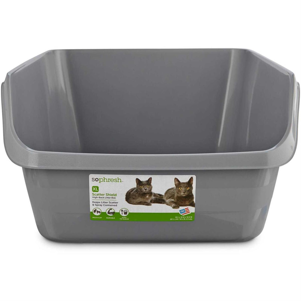 High-Back Litter Box P587222