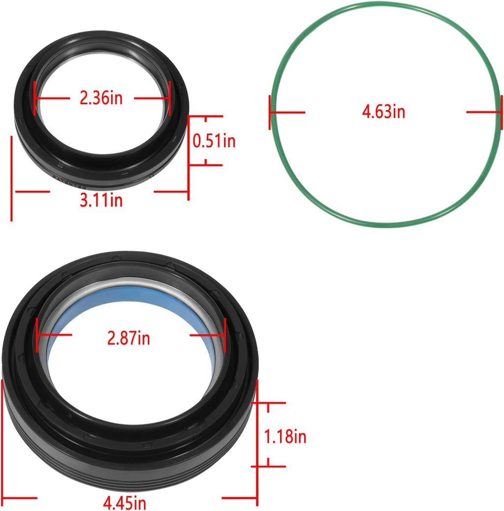 Front Axle Knuckle And Tube Seal Kit N41857