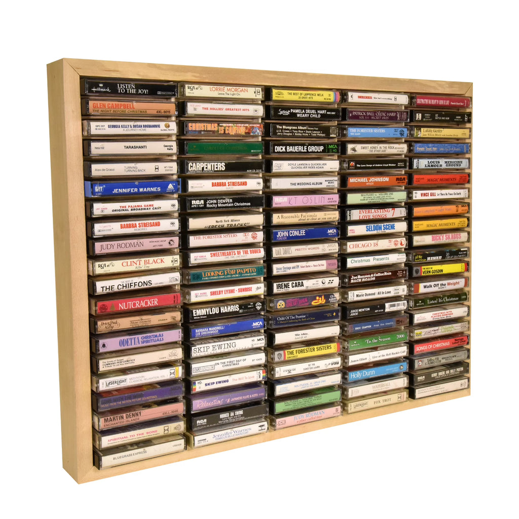 Wooden Cassette Rack Storage Rack C81015