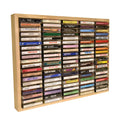 Wooden Cassette Rack Storage Rack C81015