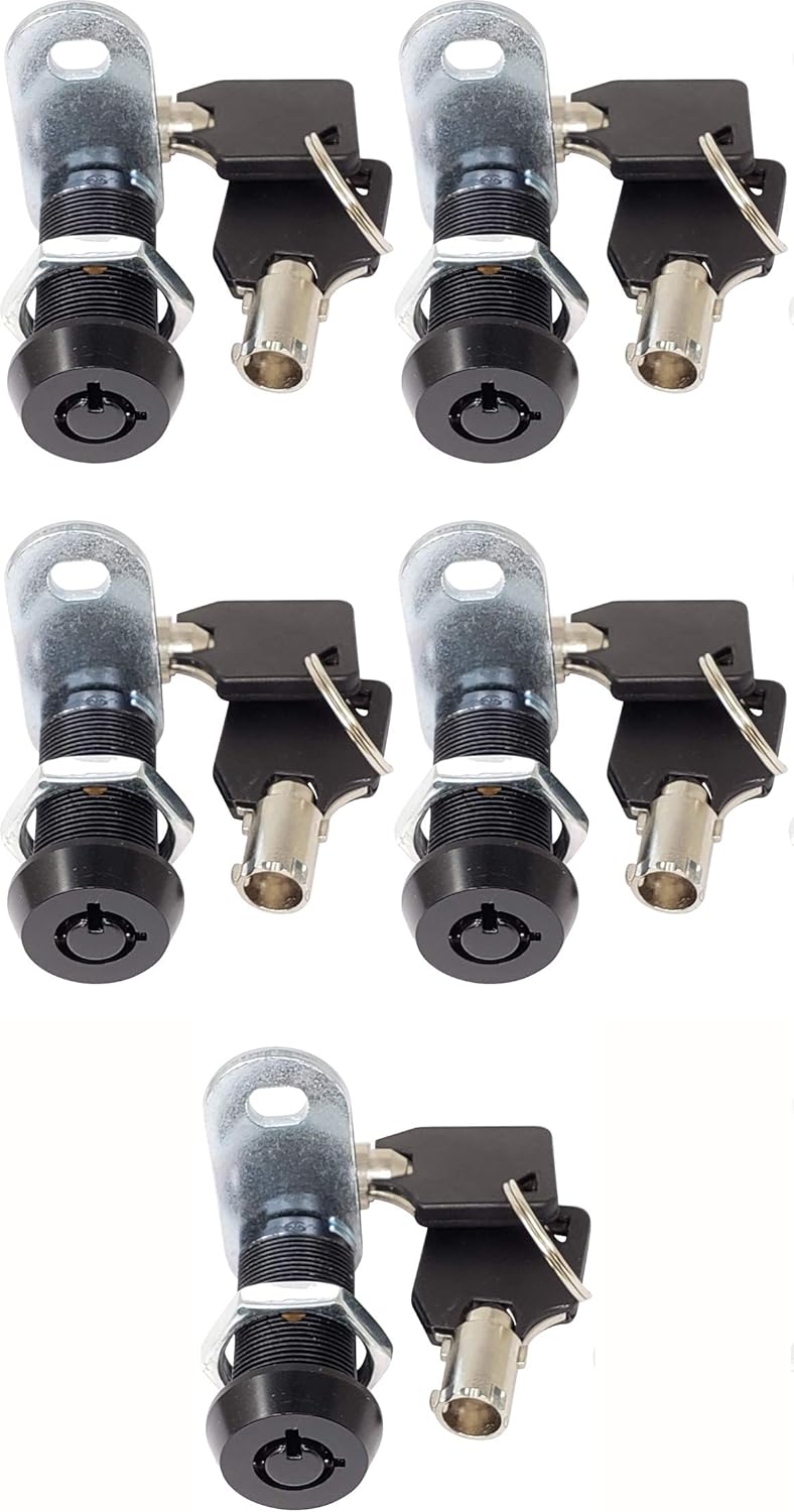 5/8” Tubular Cam Lock Chrome Pack of 5 Q72649