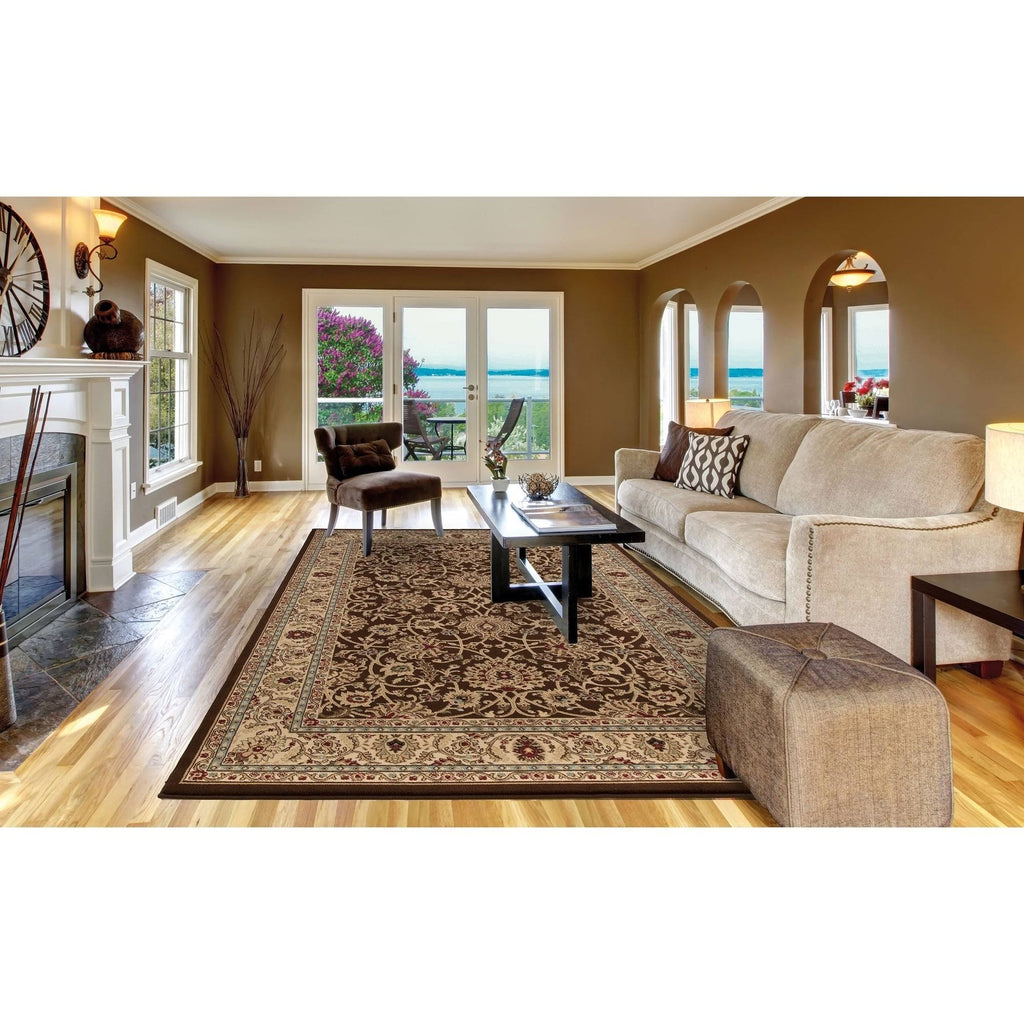 Brown Ankara Mahal Rug E354