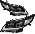 Black Housing Clear Lens Headlight Assembly for Toyota Camry 2012-2014 A294