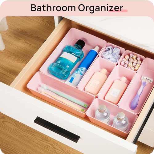 Clear Plastic 44 Pcs Drawer Organizer Set R5771