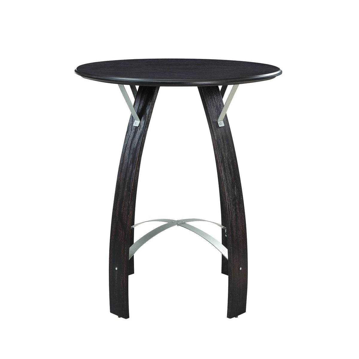 Rustic Dark Brown Bar Height Pub Table R445198