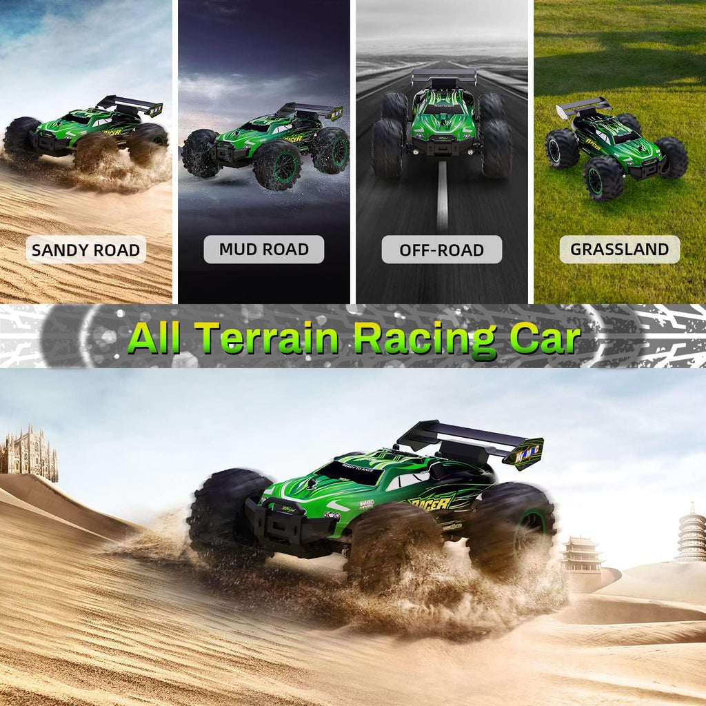 1:18 Scale 2WD RC Monster Truck with 2 Rechargeable Batteries R6046