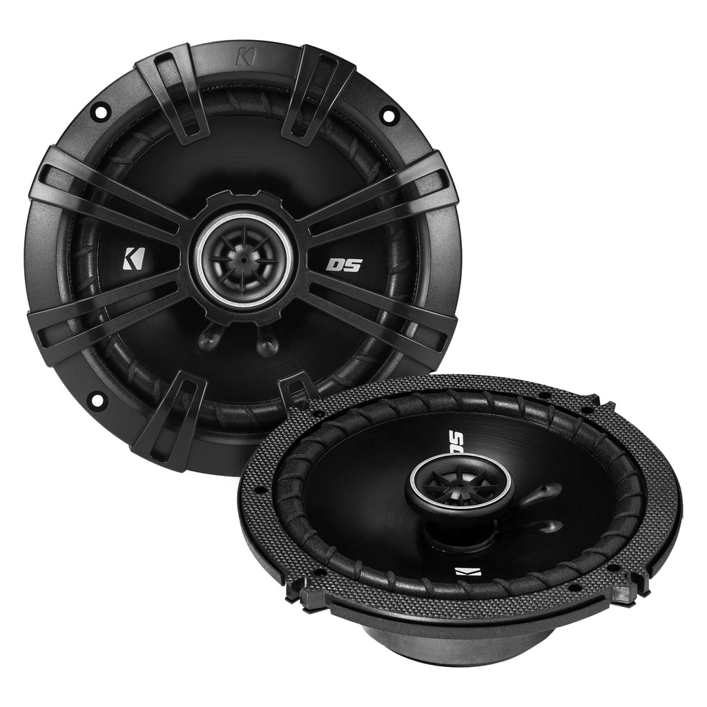 6.5" 240 Watt 2-Way Coaxial Speakers, Speaker Harness, 16 Gauge 50 Foot Speaker Wire K6895