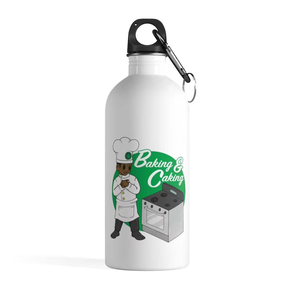14 oz Stainless Steel Water Bottle L6927