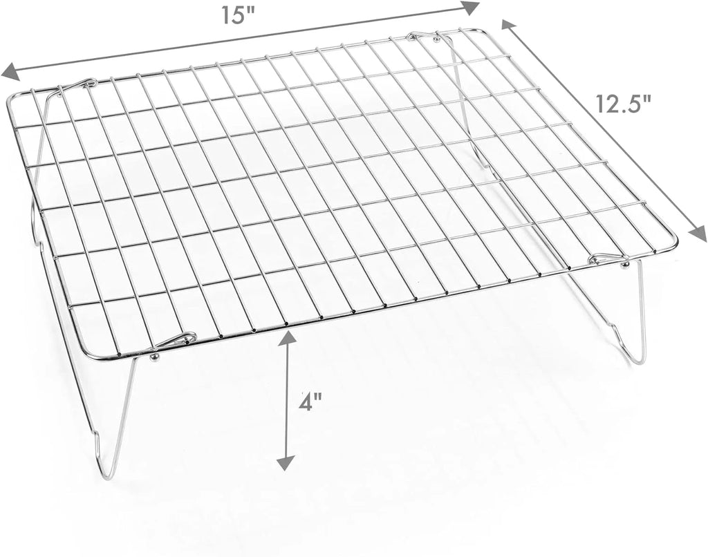 Stainless Steel Accessory Shelf With Folding Legs E67513