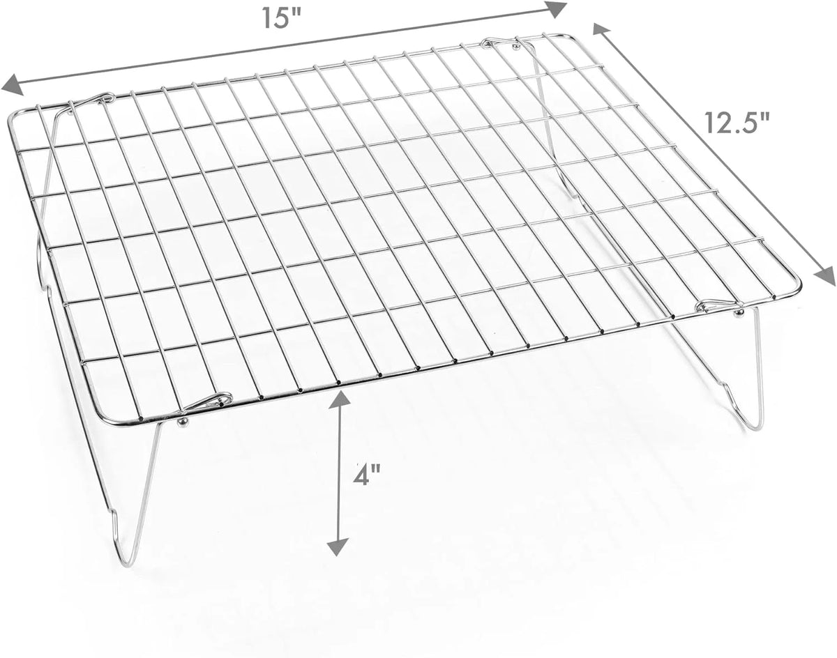 Stainless Steel Accessory Shelf With Folding Legs E67513