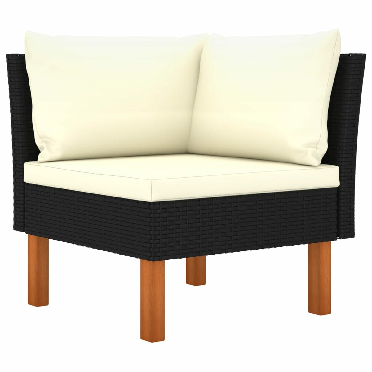 6 Piece Poly Rattan Sectional Outdoor Furniture Set M220