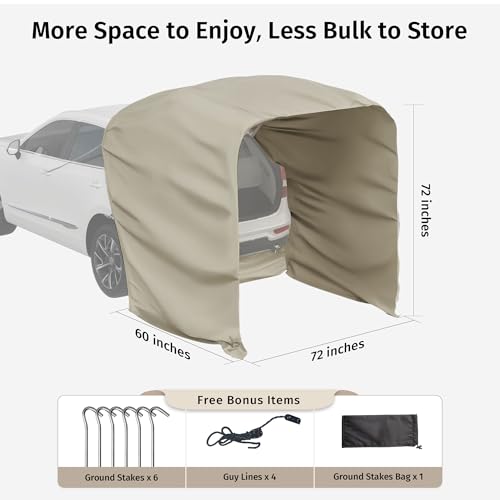 Pop Up Canopy Tent with Mesh Walls and Carry Bag Q45539