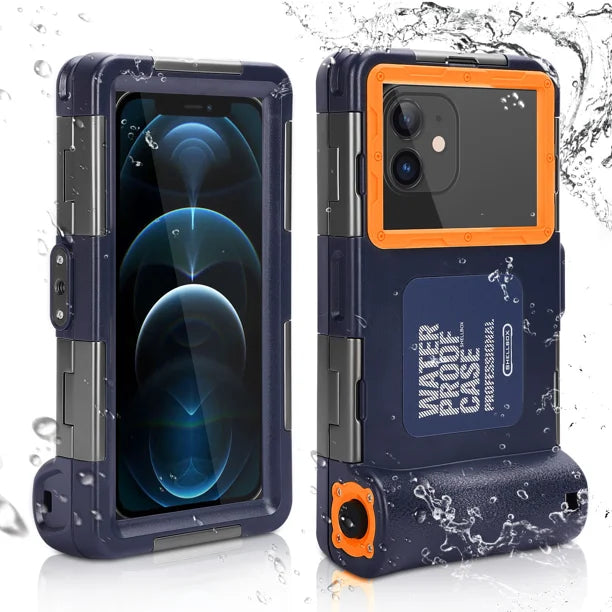 Waterproof Protective Case for Samsung Galaxy A12 and Phones Up to 6.9 Inch with Lanyard T15762