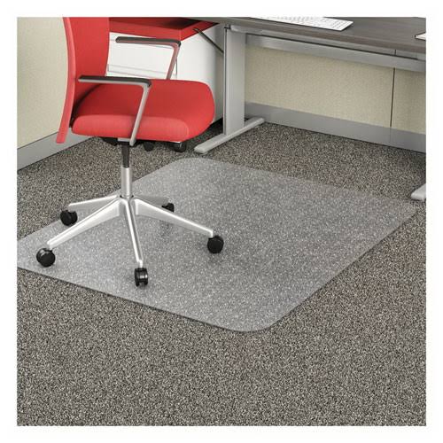 Clear Rectangle Chair Mat for Low Pile Carpet A18041