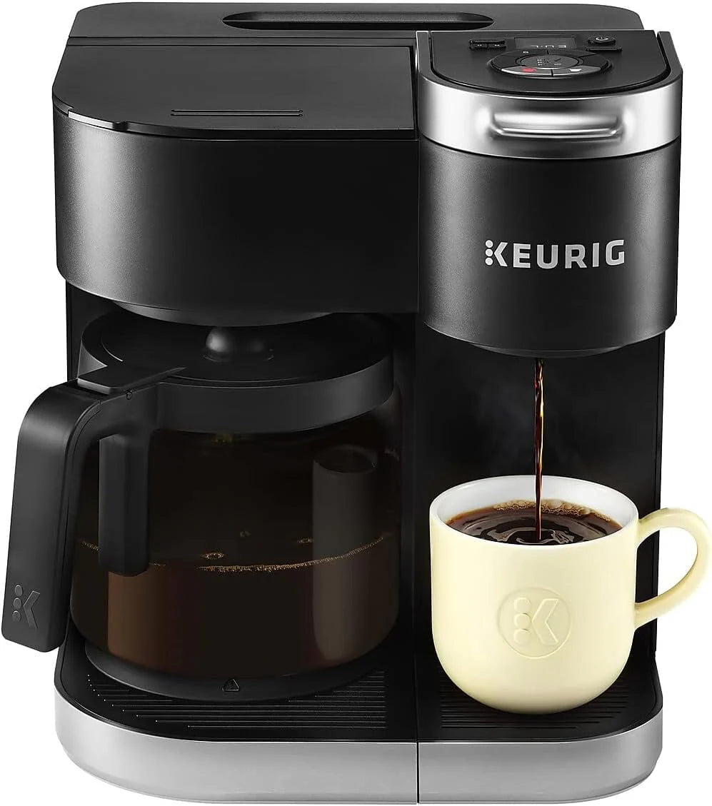 Black Single Serve & Carafe Coffee Maker V55200