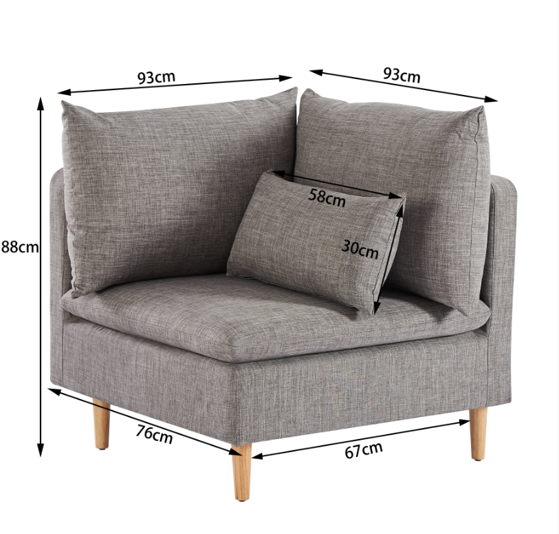 Armless Sofa W933035