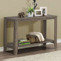 Dark Taupe Wood Sofa Table U6258