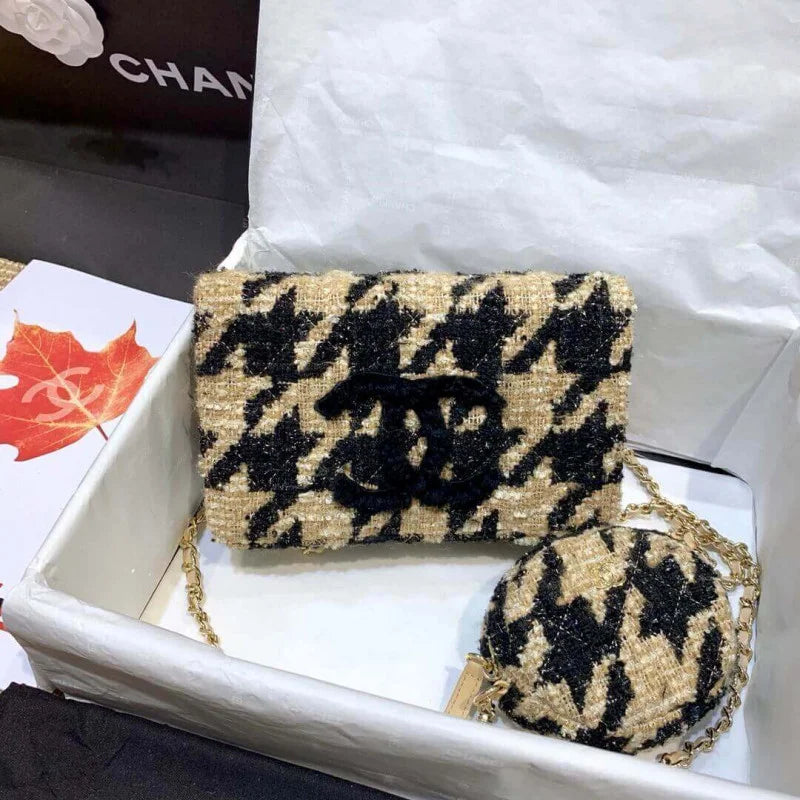 Tweed Coin Purse K832