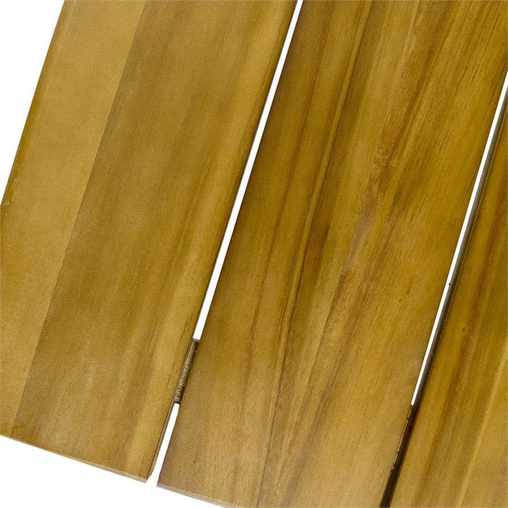 Teaked Acacia Wood Bar Set with Metal Iron Frame H38183
