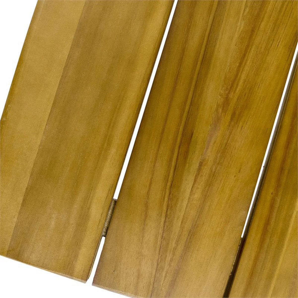 Teaked Acacia Wood Bar Set with Metal Iron Frame H38183