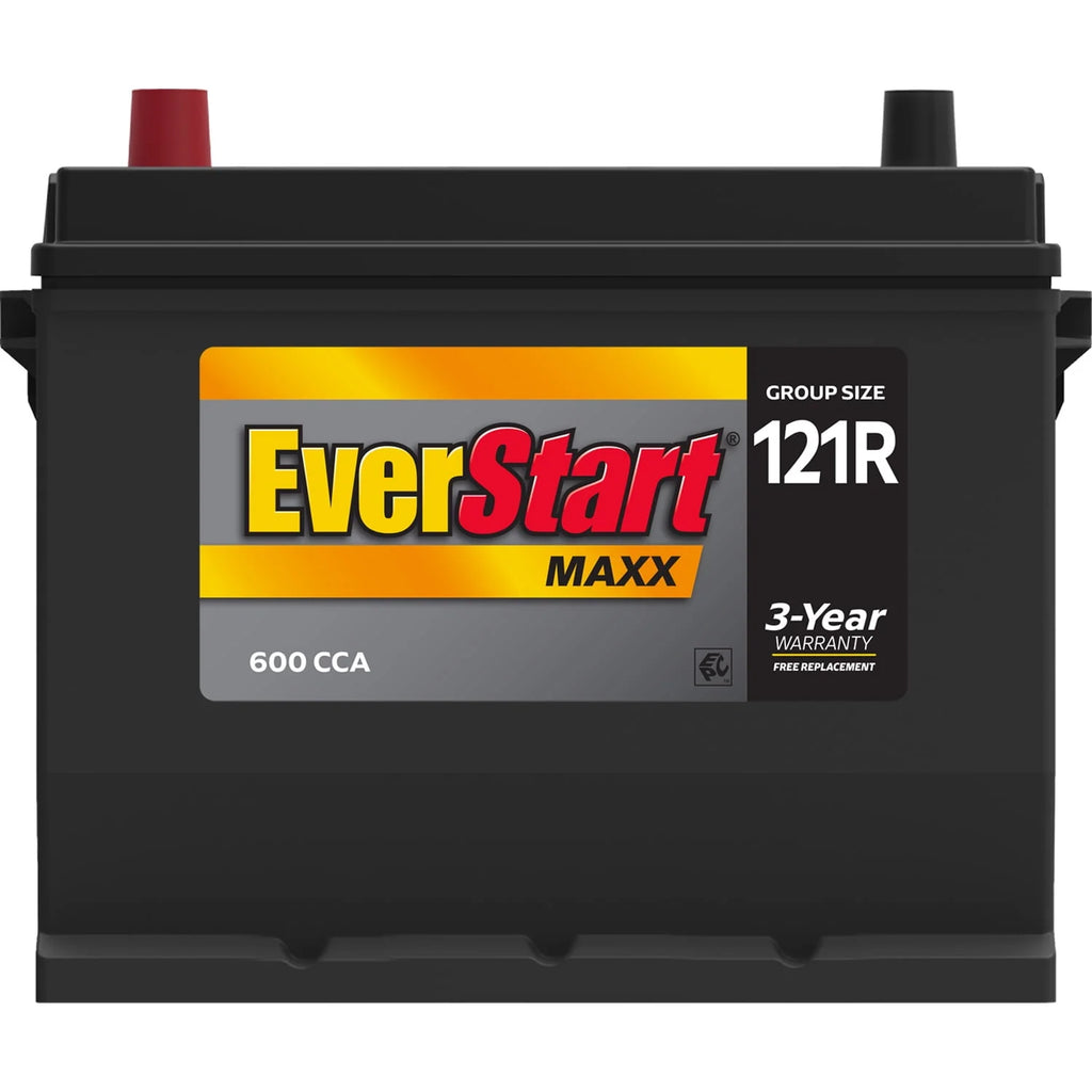 Lead Acid Automotive Battery, Group Size 121R 12 Volt, 600 CCA A635029
