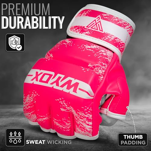 Fingerless Open Palm MMA Gloves A505948