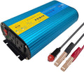 500W Pure Sine Wave Power Inverter DC 12V to AC 110V with 2.1A USB Charging Port and 2 AC Outlets, Pack of 2 H319790