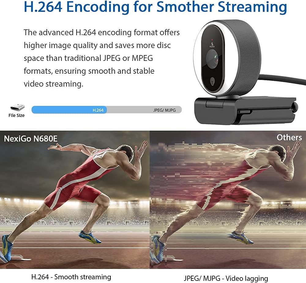 1080P Webcam with Dual Microphones and Auto-Focus V643