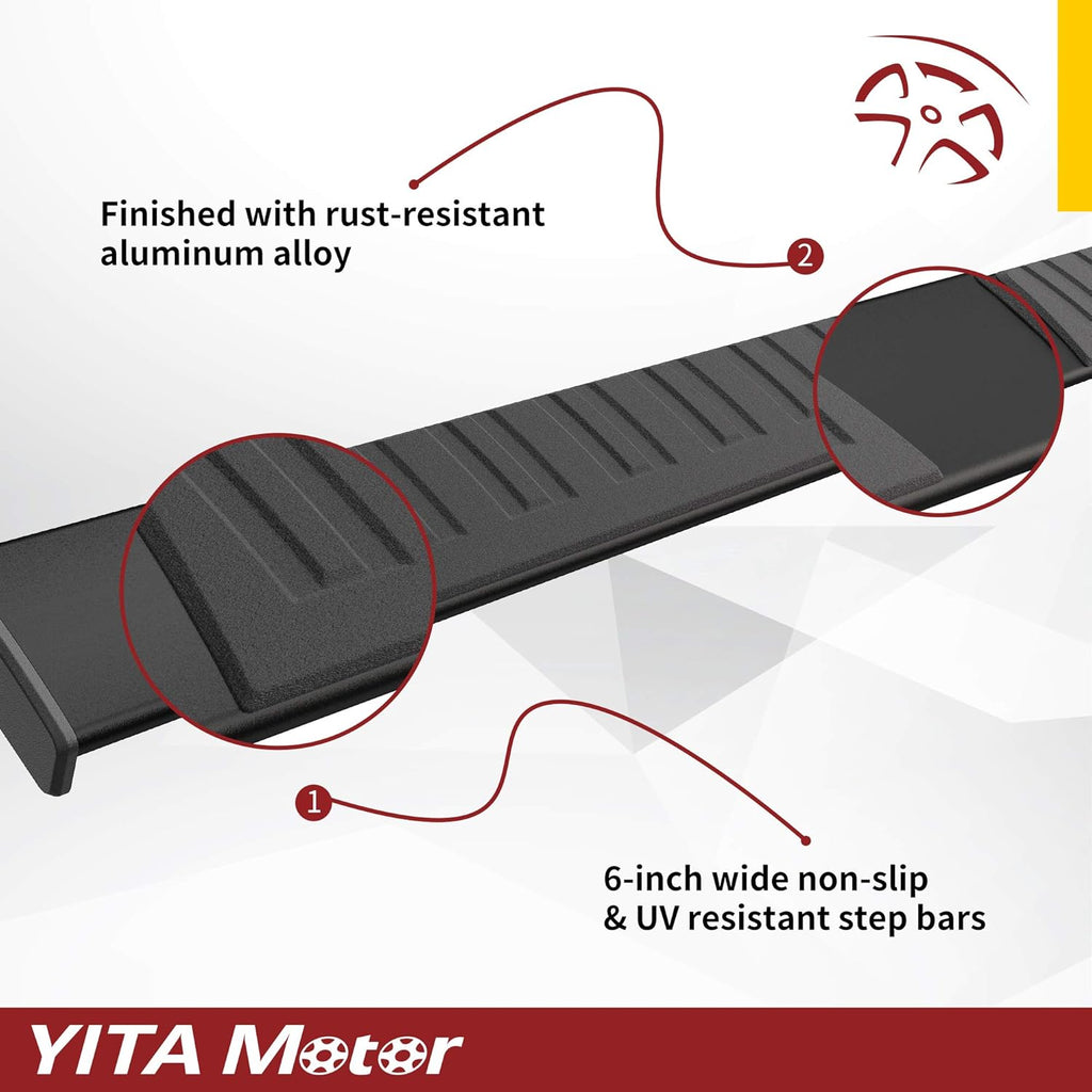 6 inches Aluminum Side Step Running Boards H5957