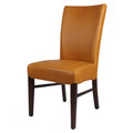 Bonded Leather Chair, Set of 2, Caramel N84574