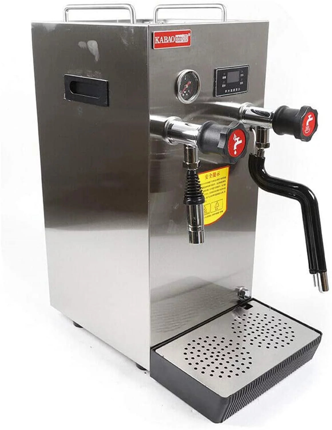 Commercial Milk Frother Electric Water Boiling Steam Machine LCD Display M366