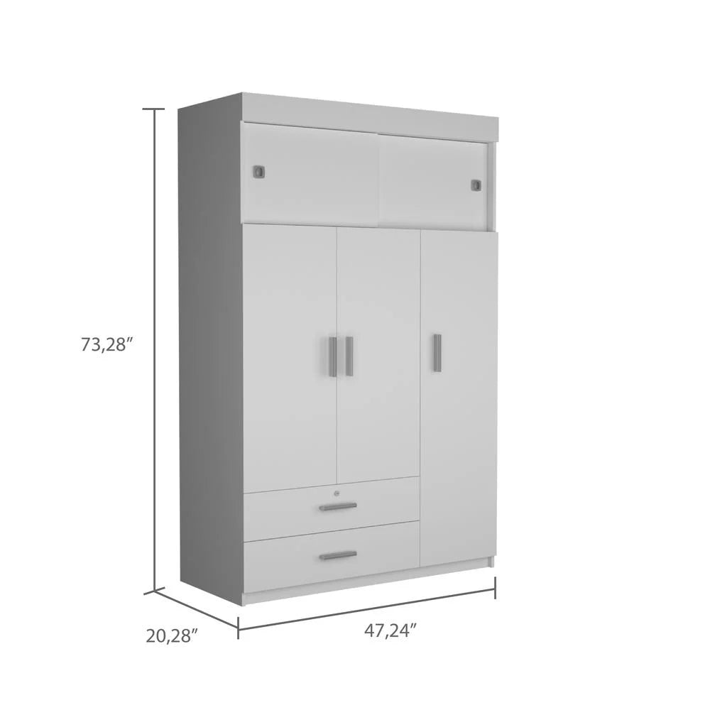 White Armoire H1395