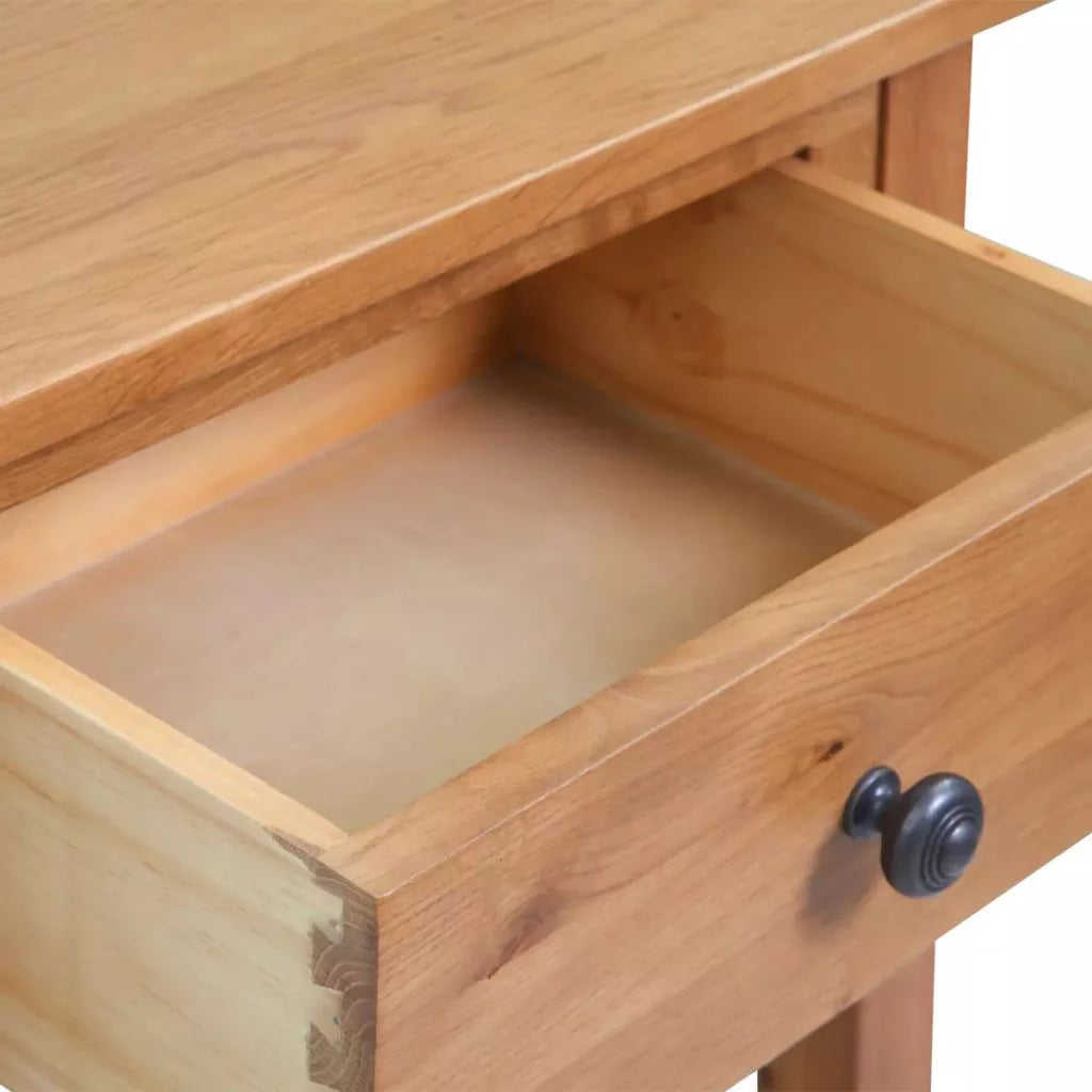 Solid Oak Wood Console Table F6057