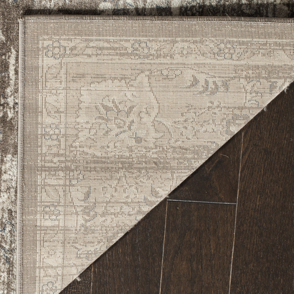Brown Ivory Traditional Area Rug 5'1" x 7'7" Z9020