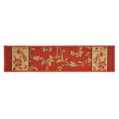 Red Rectangle Stair Tread H438