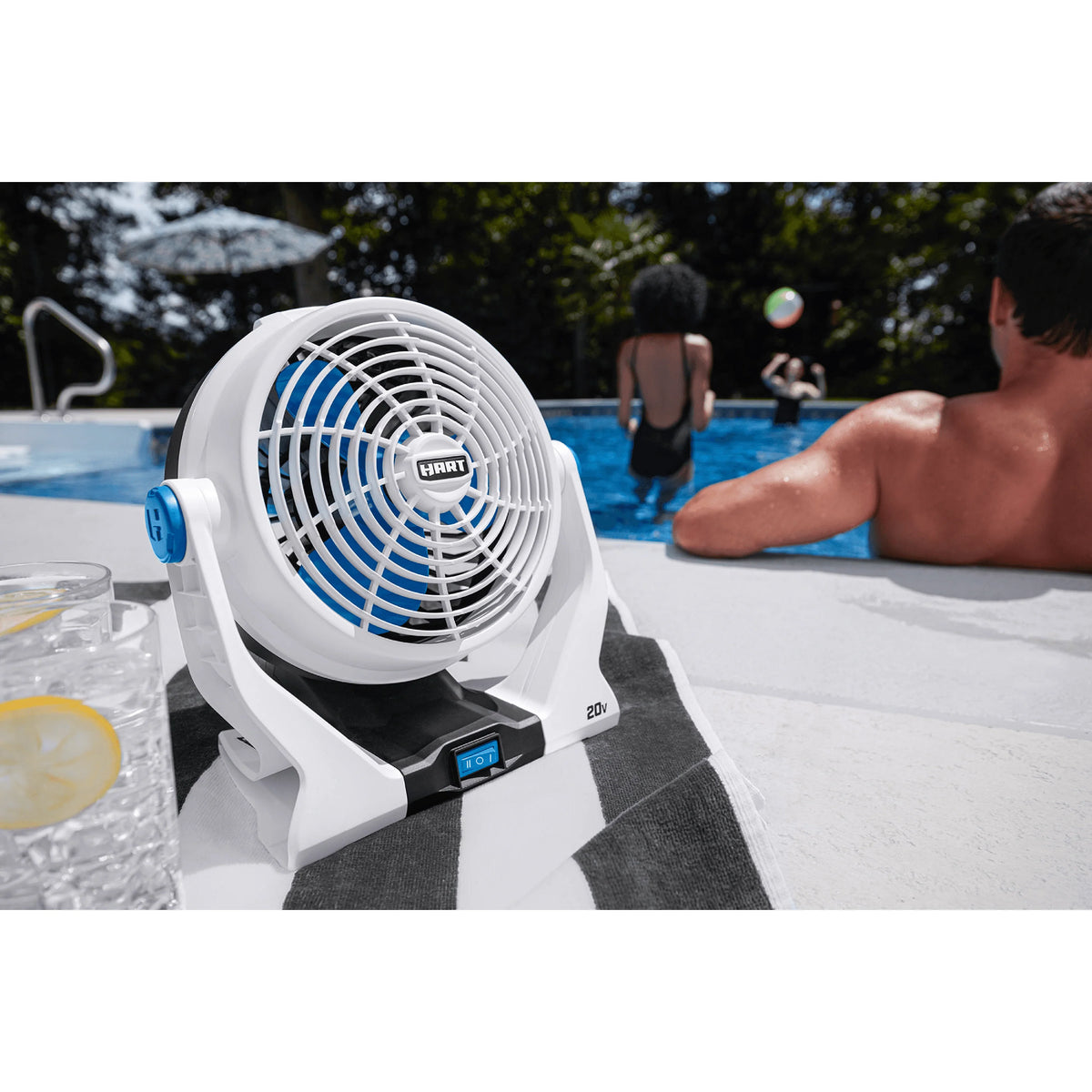 Cordless 2-Speed Fan D918